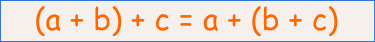 Adunarea este asociativă.