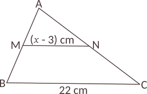 Completați casetele astfel încât să obțineți afirmații adevărate. Aplicați proprietățile liniei mijlocii într-un triunghi.