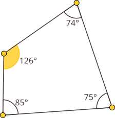 Dacă un patrulater convex are trei unghiuri ascuțite, atunci cel de-al patrulea unghi este obtuz.