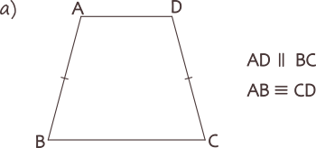 Pentru fiecare dintre patrulaterele următoare, completați numele și apoi scrieți ce fel de patrulater este.