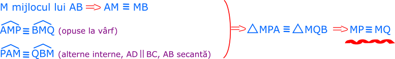 MP este congruent cu MQ
