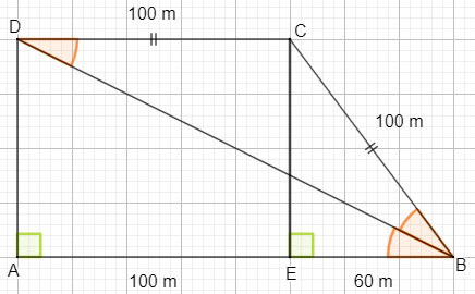 Trapez dreptunghic triunghi isoscel drepte paralele unghiuri congruente teorema lui Pitagora aria trapezului